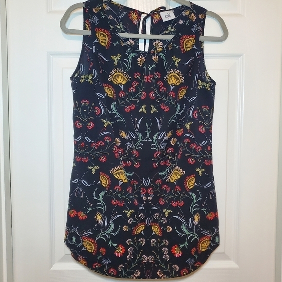 Cabi Legend Sleeveless blouse Style  #3621 Black Size S - Picture 2 of 11